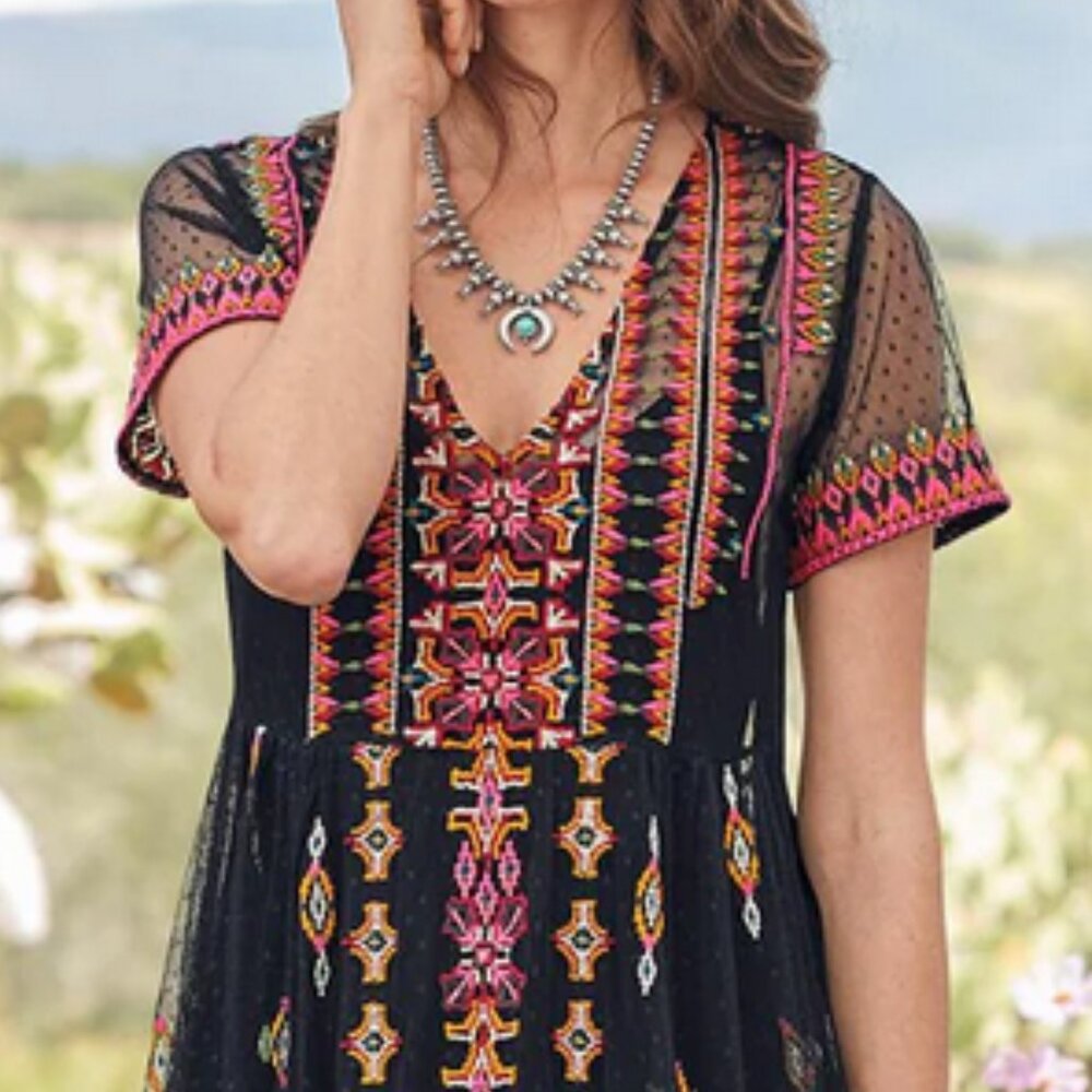 Sundance Dreamy Destinations Dress ~ sz PM ~ Vacation dress